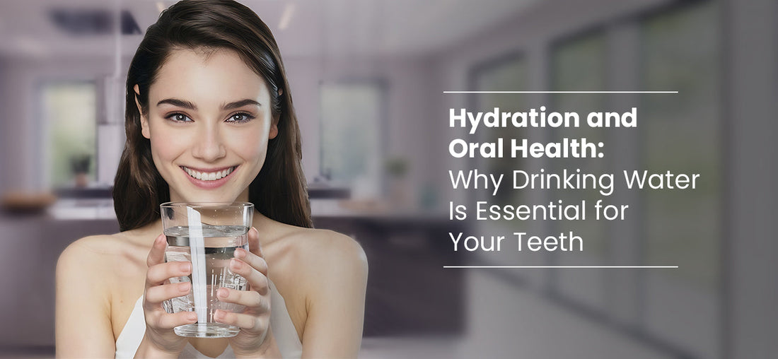 General Nutrition | Girl drinking water good for teeth to maintain a healthy smile and good oral hygiene | Healthyr U