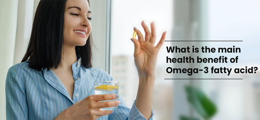 Omega 3 | Girl gets the health benefits of omega 3 fatty acids by having Omega 3 supplement | Healthyr U