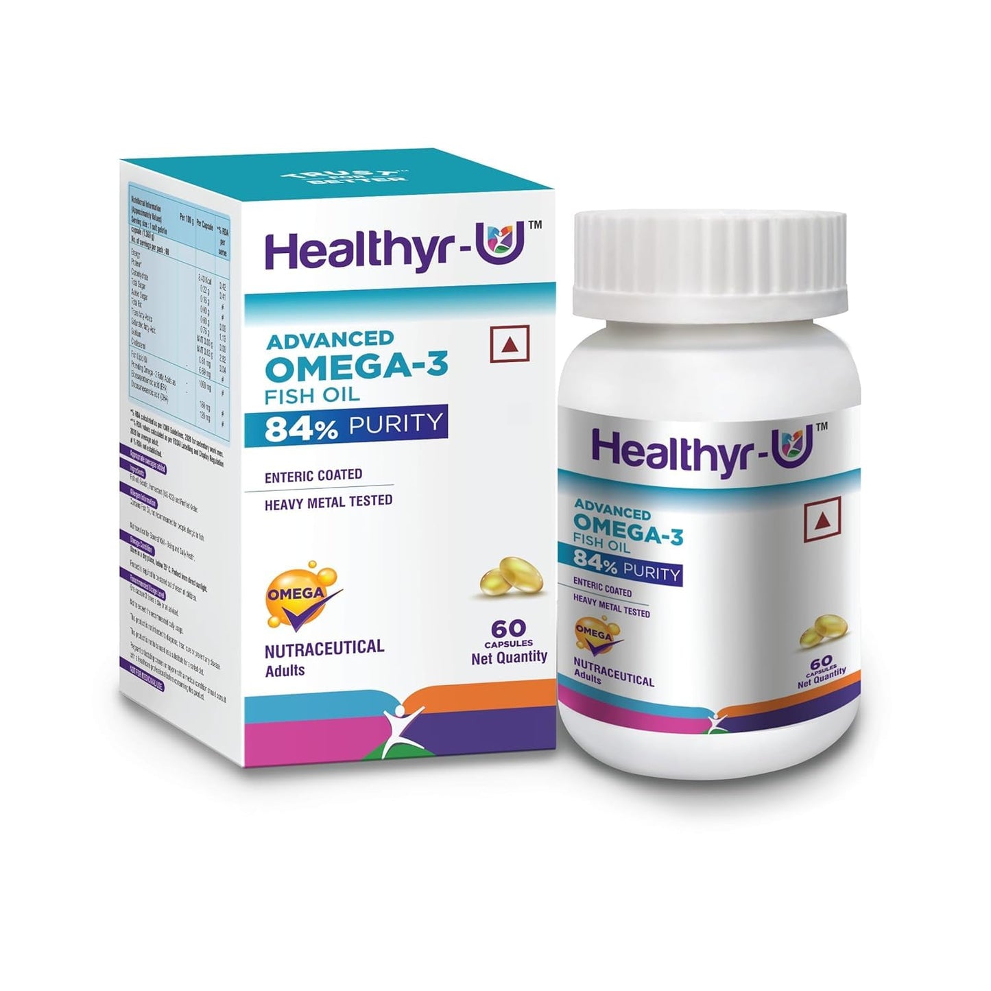 Advanced Omega 3 Fish Oil (84% purity) Capsules