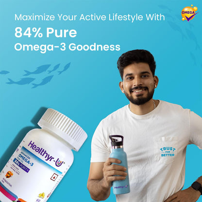 Advanced Omega 3 Fish Oil (84% purity) Capsules