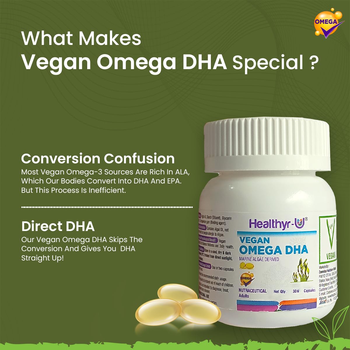 Vegan Omega DHA Capsule